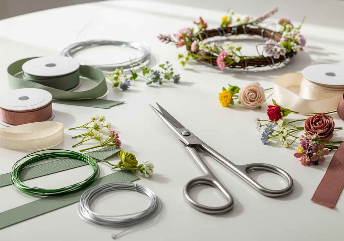 The Precision Tool Every Wreath Maker Needs: Fine-Tipped Scissors