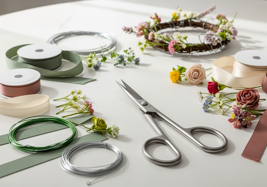 The Precision Tool Every Wreath Maker Needs: Fine-Tipped Scissors