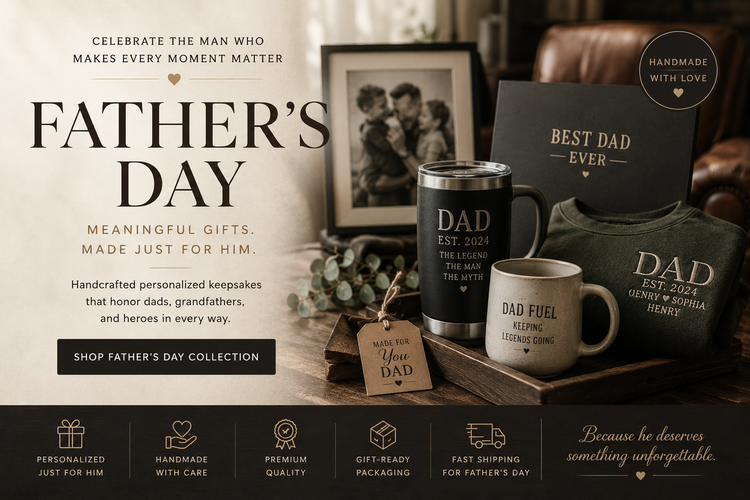 Fater's day Merch, personalized