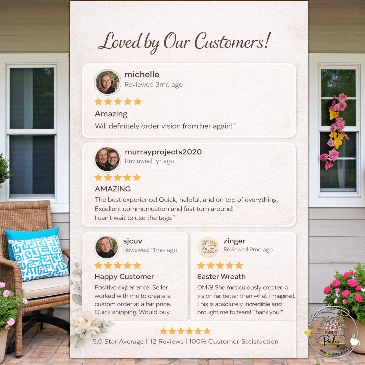 Farmhouse Easter Porch Sign