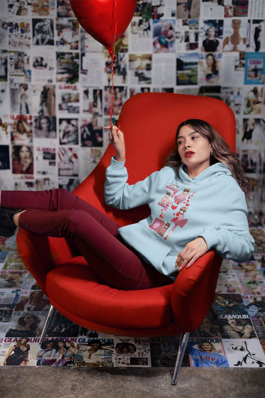 Valentine's Day Cat Hoodie