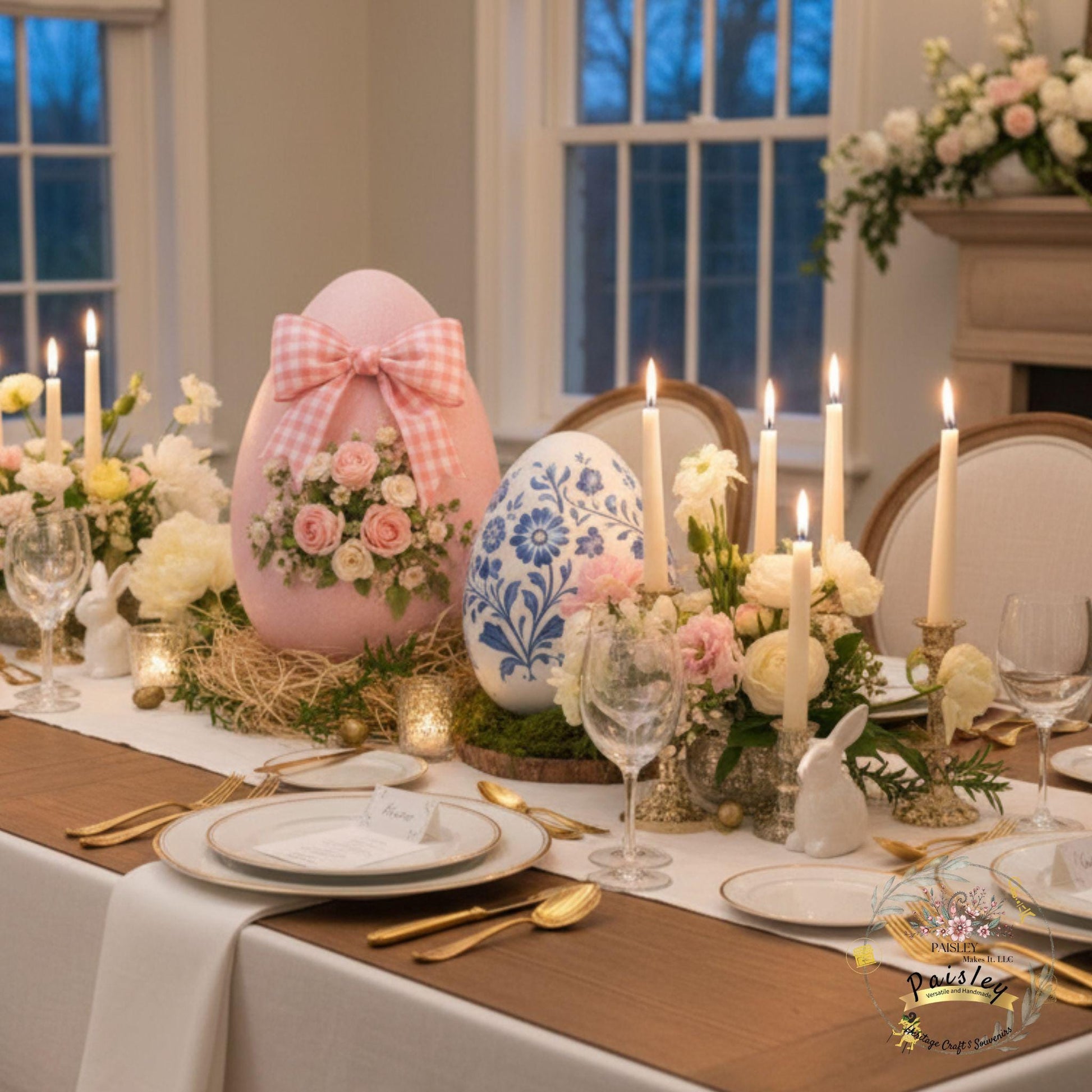 Azure Garden 20" Brown Goose Egg