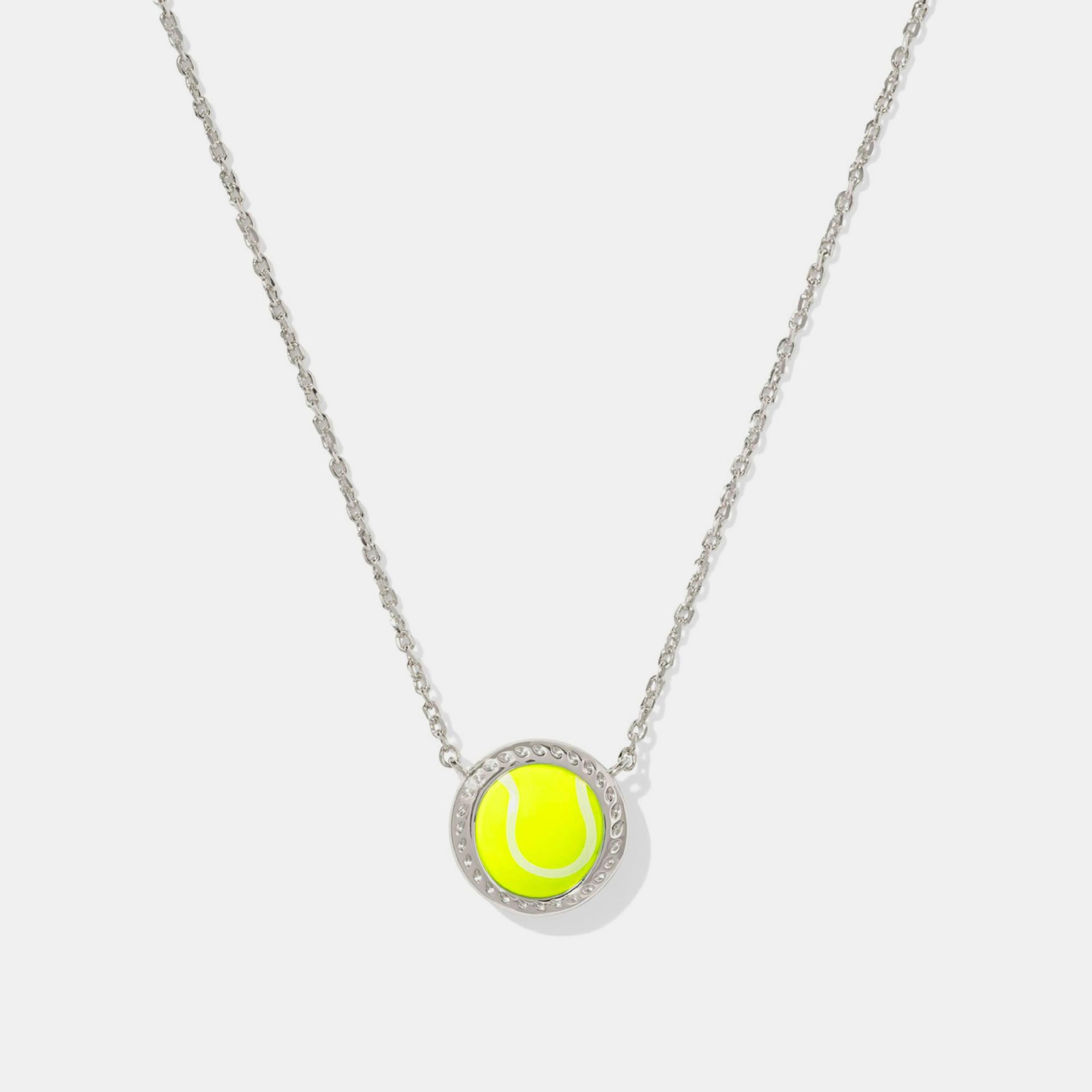 Handcrafted sporty resin necklace with shell and 14K gold-plated accents by Paisley Decor It