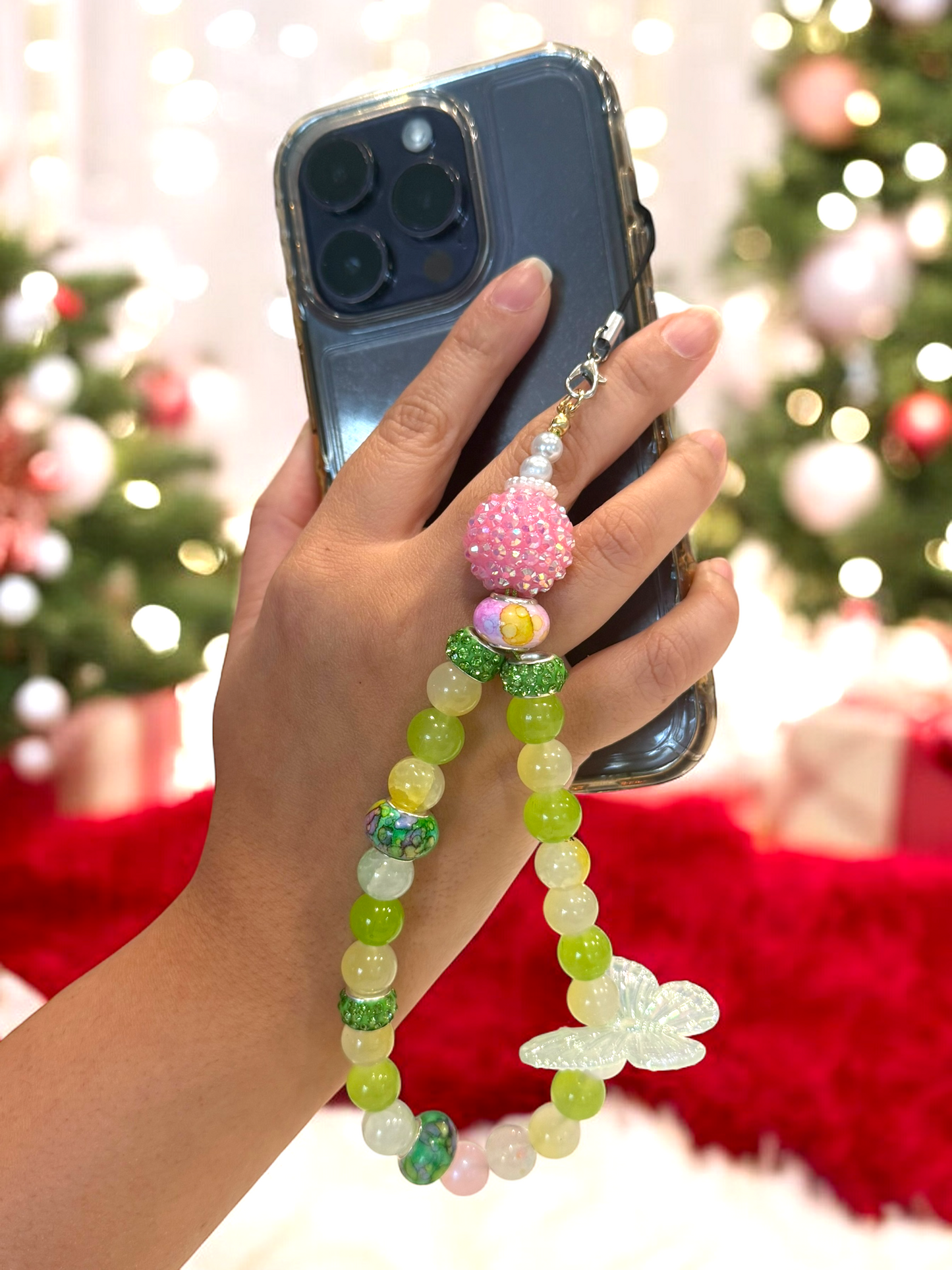 ✨ Handmade Beaded Cell Phone Charms – Trendy & Stylish Phone Accessories!
