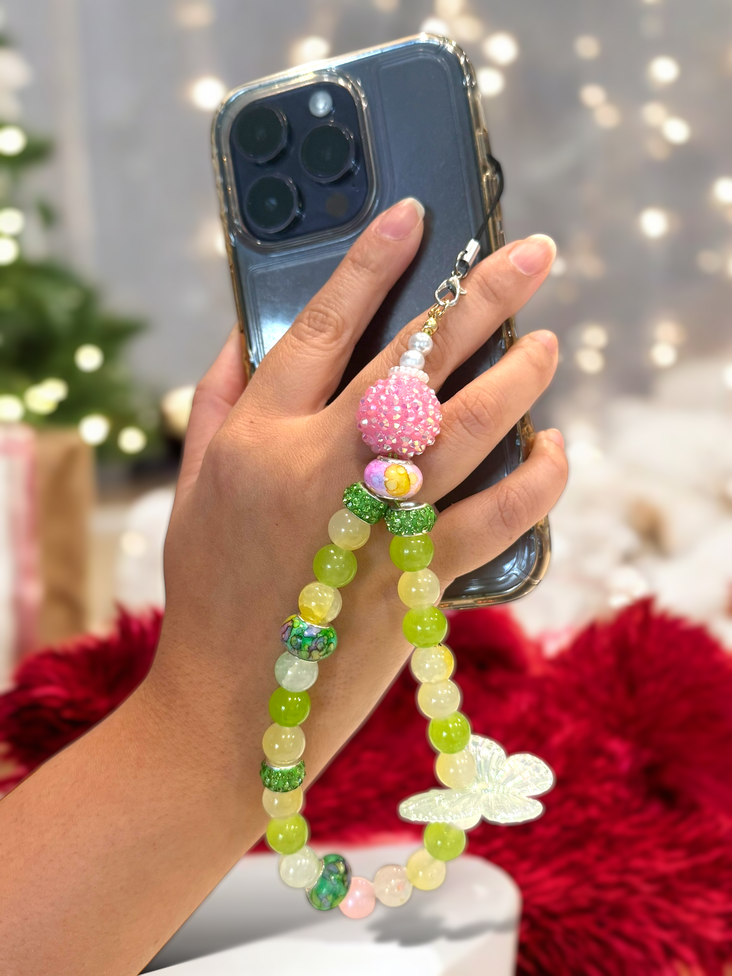 ✨ Handmade Beaded Cell Phone Charms – Trendy & Stylish Phone Accessories!