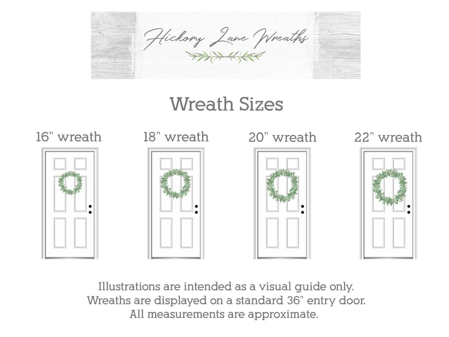 Personalized Wooden Sign Insert for Interchangeable Wreaths