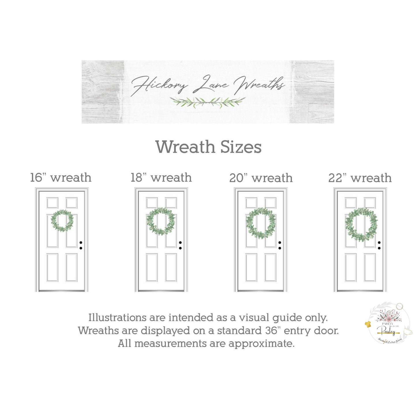 Personalized Wooden Sign Insert for Interchangeable Wreaths